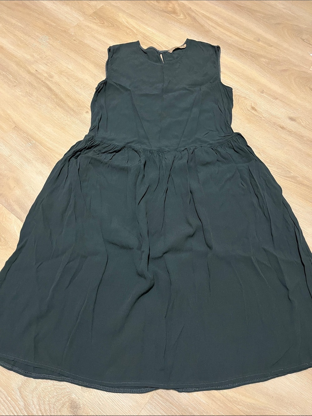 Humility Sas La Fee Green Viscose Dress Made in Italy